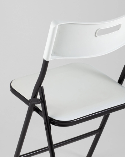 Стул складной банкетный LITE белый. Фото №8