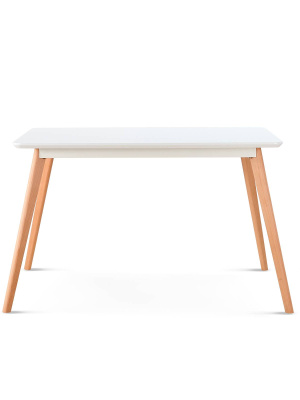 Стол Jerry 120*80, белый. Фото №4