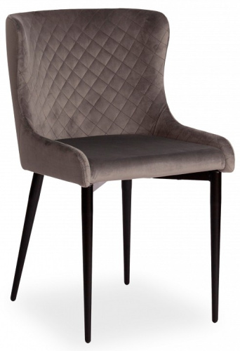 Стул MANTRA (mod. 713) ткань/металл, 49х61х82 см, высота до сидения 49 см, серый barkhat 26/черный (поставляется по 4 шт). Фото №1