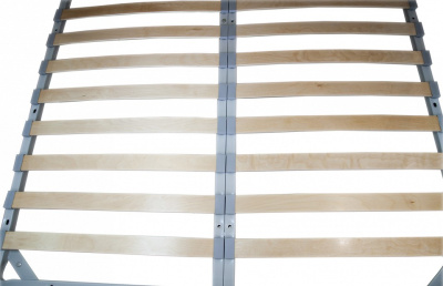 кровать 2000*1400 Ассоль АС-60 (с ламелями и п/м) белое дерево. Фото