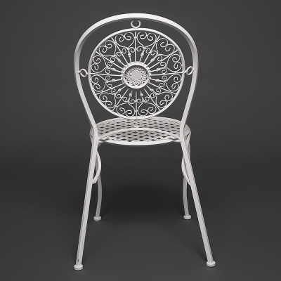 Кованый стул Secret De Maison Gloria белый фото Кованый стул Secret De Maison Gloria белый. Фото