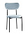 Стул Барбара велюр серо-голубой