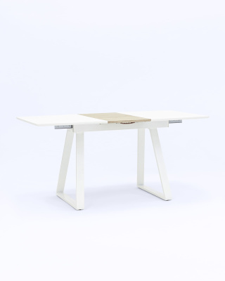 Стол обеденный Детройт раскладной 120-160*80 белый. Фото