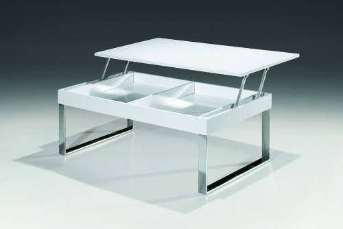 Журнальный стол J030 белый лак. Фото №10