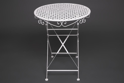 Кованый стол Secret De Maison Patio белый фото Кованый стол Secret De Maison Patio белый. Фото