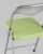 Стул складной ДЖОН металлик, салатовый. Фото №8