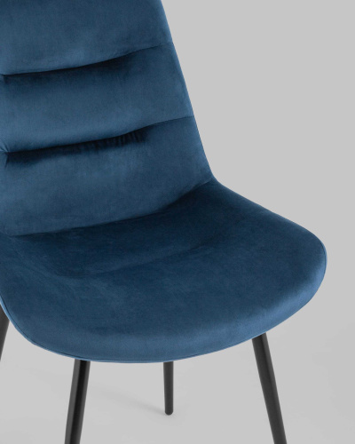 Стул Остин велюр пыльно-синий фото Стул Остин велюр пыльно-синий. Фото №9