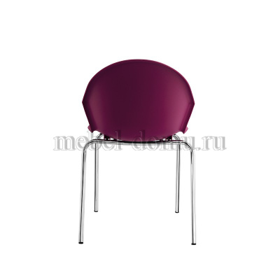 Кресло VAN HALLEN (mod. 2433) пластик/металл, 54,5х53,5х76 см, высота до сиденья 46 см, белый/черный (поставляется по 4 шт). Фото №5