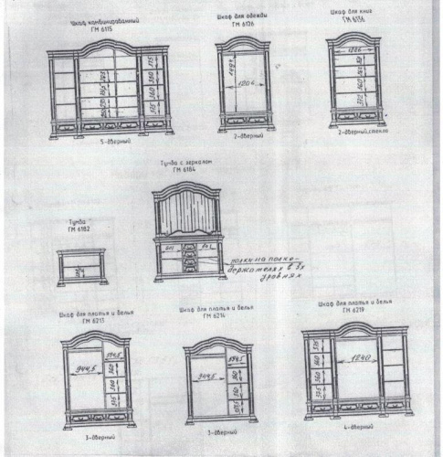 Шкаф для платья и белья Босфор-Премиум ГМ 6213. Фото №12